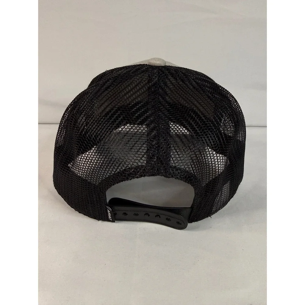 Ariat Mens Southwestern Patch Trucker Hat Tan Black Mesh Snapback Cap